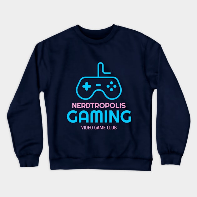 Video Game Club Crewneck Sweatshirt by nerdtropolis